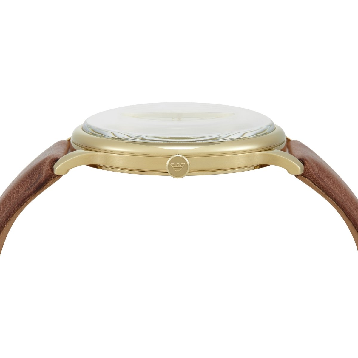 Emporio Armani Maddox Cream Dial and Brown Leather 42mm Men's Watch | AR11610 | TIME Watches