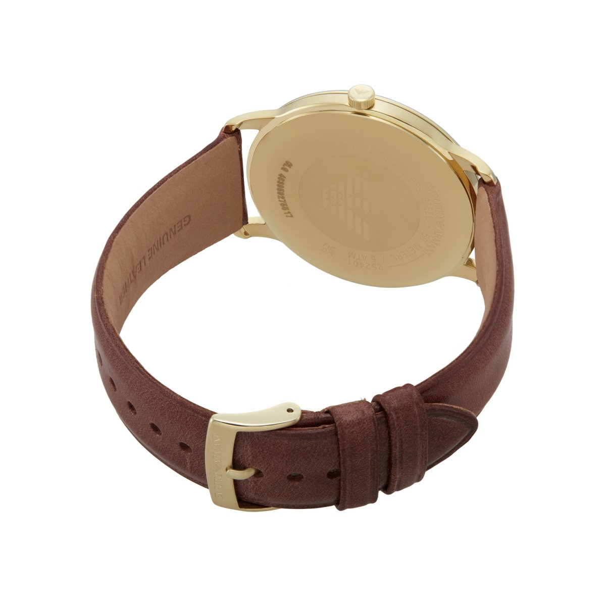 Emporio Armani Maddox Cream Dial and Brown Leather 42mm Men's Watch | AR11610 | TIME Watches