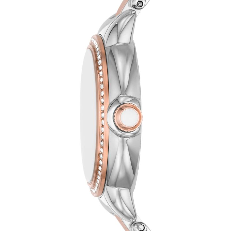 Emporio Armani Classic Mother of Pearl Dial and Gold-Tone Stainless Steel 32mm Women's Watch | AR11569