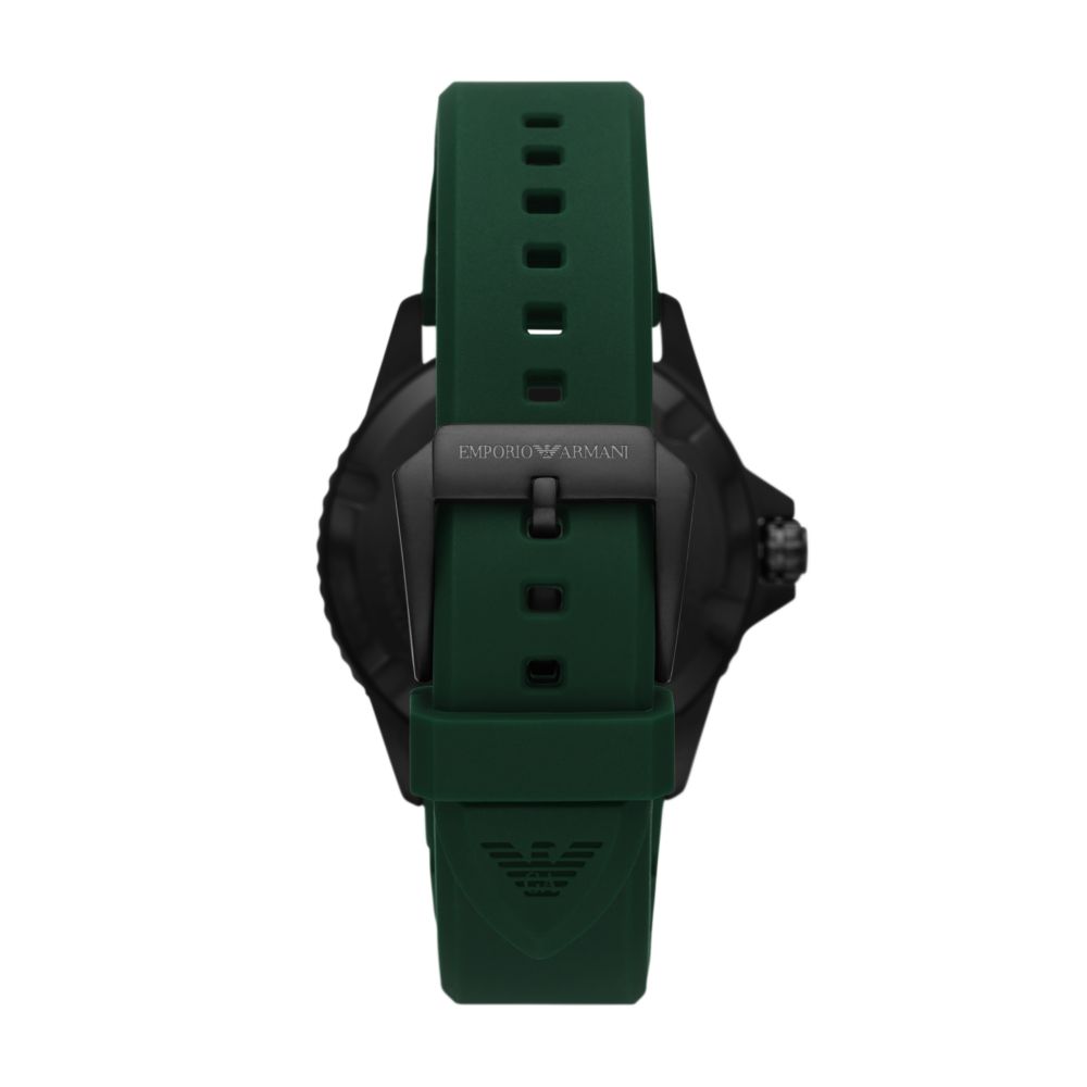 Emporio Armani Ruggero Green Dial and Green Stainless Steel 44mm Men's Watch | AR11464