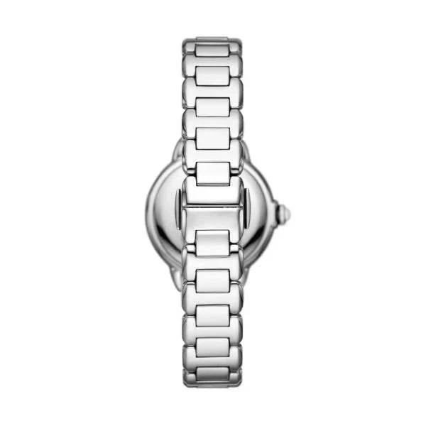 Emporio Armani Classic Silver Dial and Silver Stainless Steel 32mm Women's Watch | AR11596