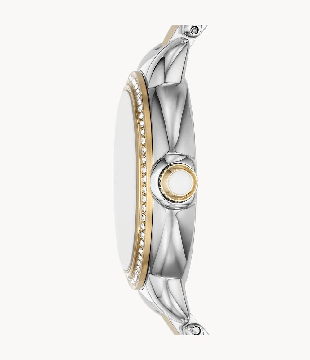 Emporio Armani Classic Silver-Tone Dial and Two-Tone Stainless Steel 32mm Women's Watch | AR11524