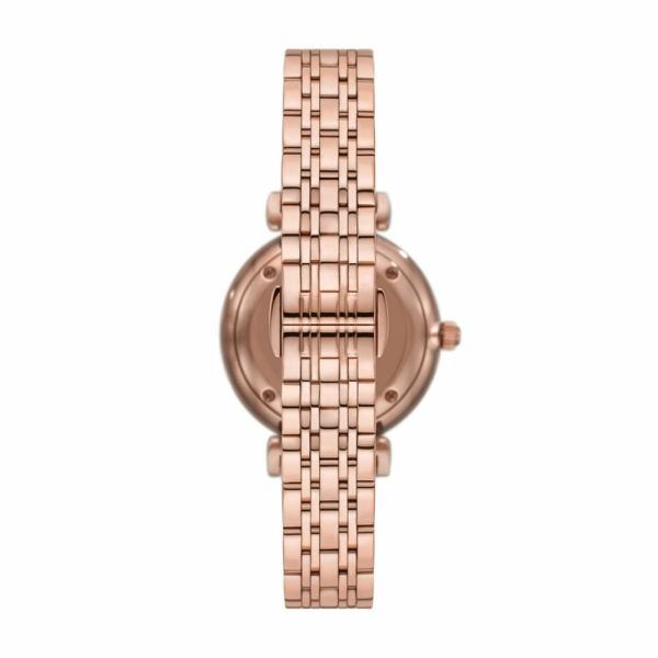 Emporio Armani Two - Hand Rose Gold - Tone Stainless Steel Woman's Watch | AR11446 | Time Watch Specialists