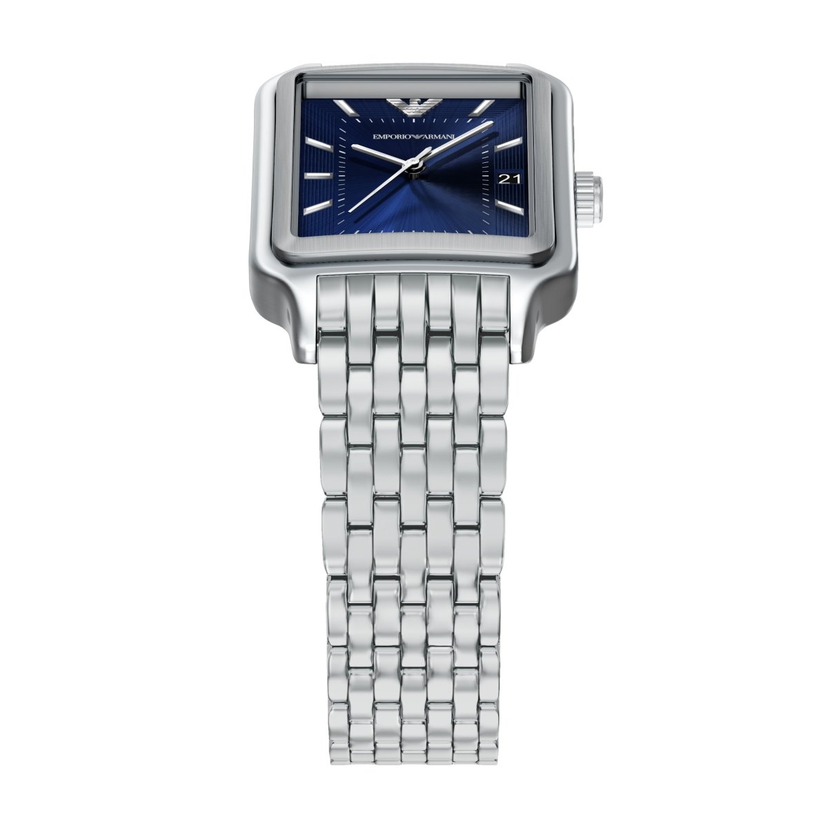 Emporio Armani Vintage Blue Dial and Silver Steel Bracelet 32mm Unisex Watch | AR11754 | TIME Watches