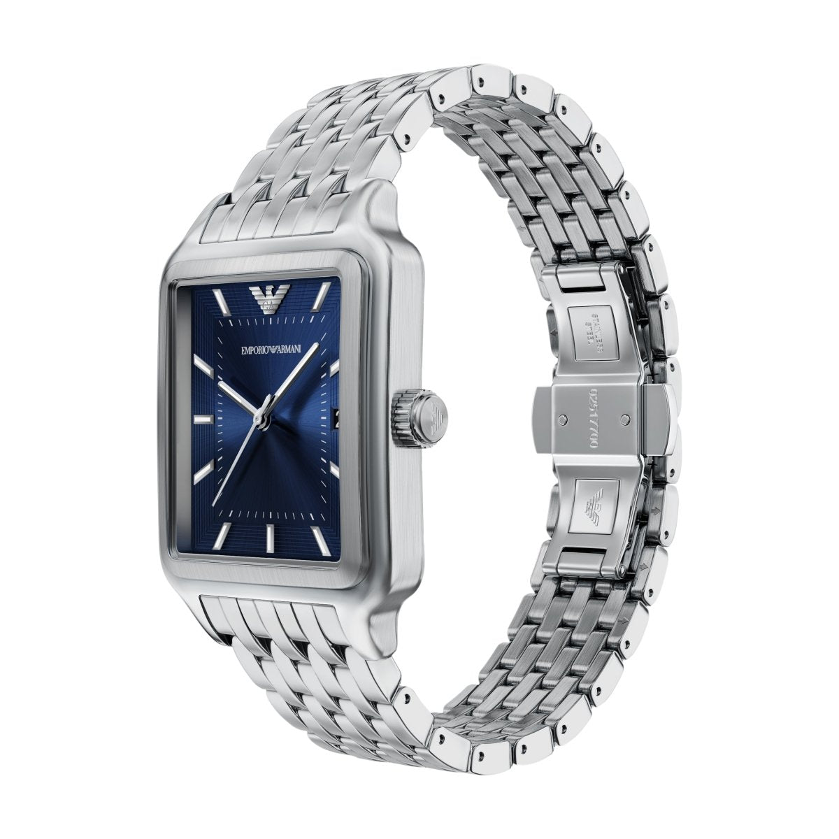 Emporio Armani Vintage Blue Dial and Silver Steel Bracelet 32mm Unisex Watch | AR11754 | TIME Watches