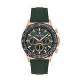 Daniel Klein Dark Green Rose Gold Multifunction Men’s Watch | DK113853-3