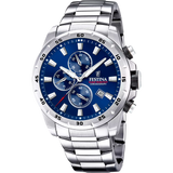 Festina Timeless Chronograph Quartz Blue Stainless Steel Men's Watch | F20463/2