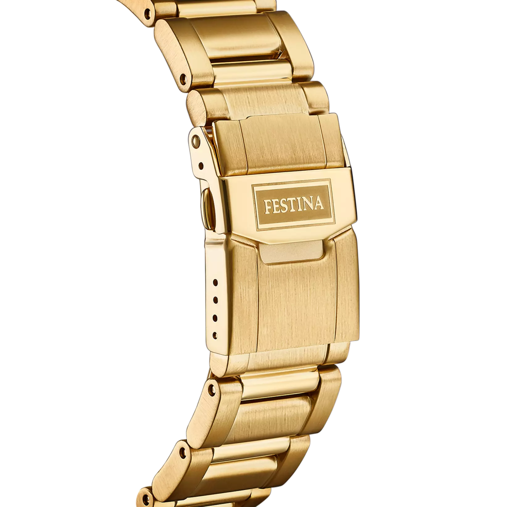 Festina Timeless Chronograph Black Dial Gold Stainless Steel Men's Watch | F20492/4