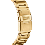 Festina Timeless Chronograph Black Dial Gold PVD Stainless Steel Men's Watch | F20492/4