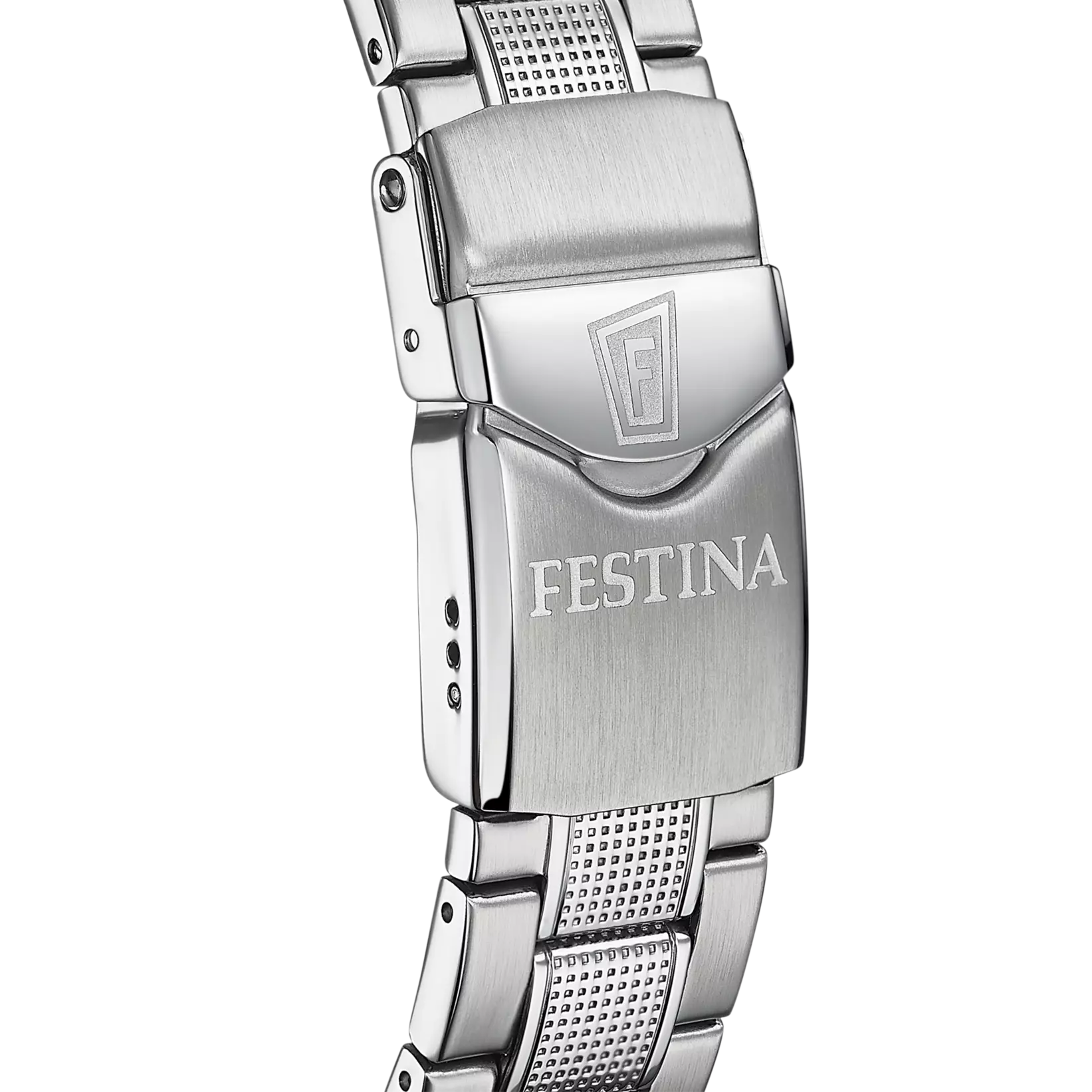 Festina The Originals Quartz Black Dial Fluorescent Steel Indices Stainless Steel Men's Watch | F20669/6