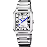 Festina On The Square Quartz Rectangular Silver Dial Stainless Steel Women's Watch | F20679/1