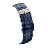 Festina Titanium Quartz Blue Dial Red Second Hand Leather Men's Watch | F20699/2
