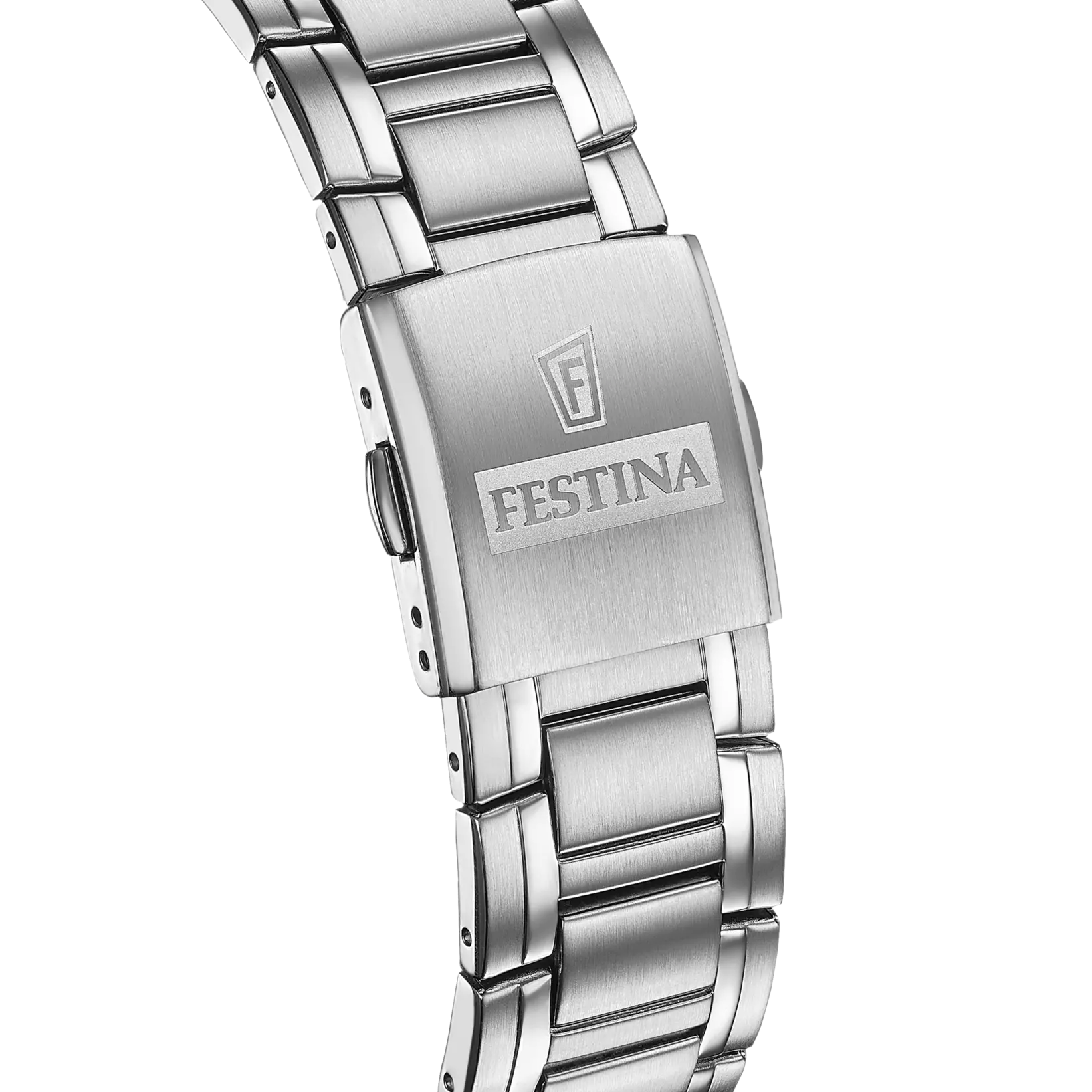 Festina Timeless Chronograph Black Dial Stainless Steel Men's Watch | F20704/3