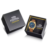 Festina Chrono Bike Quartz Chronograph Brown Leather Men's Watch | F20728/1