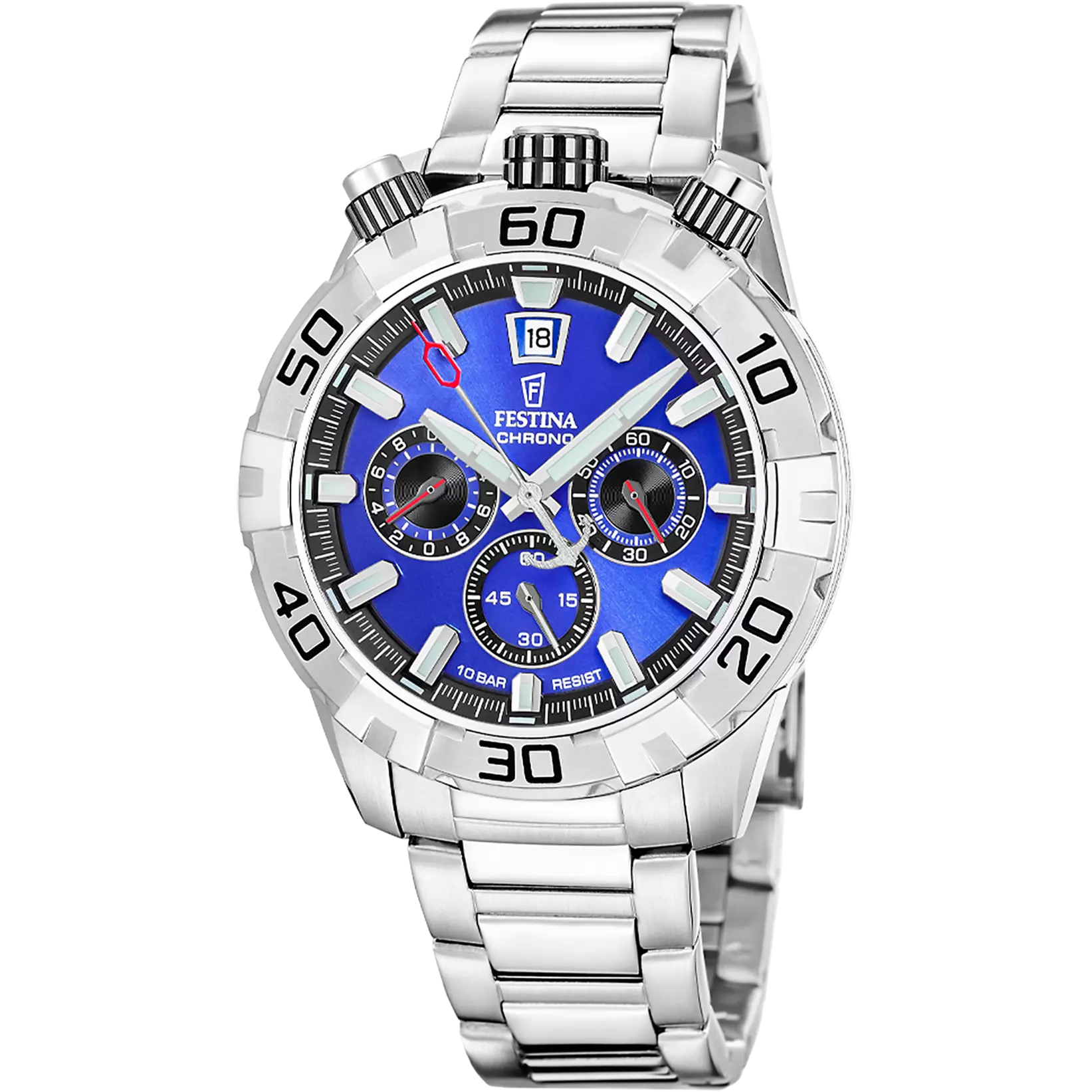 Festina The Originals Bullhead Blue Stainless Steel Mne's Watch | F20743/3