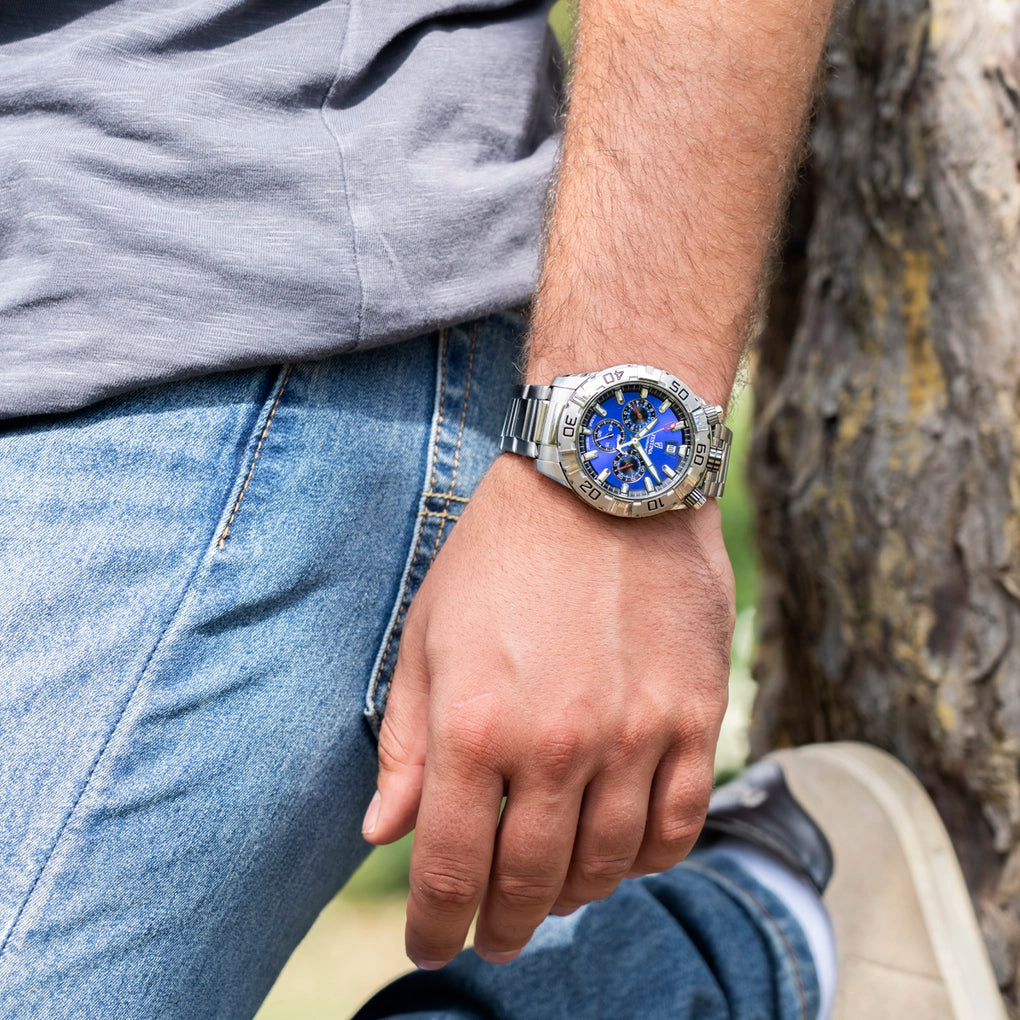 Festina The Originals Bullhead Blue Stainless Steel Mne's Watch | F20743/3