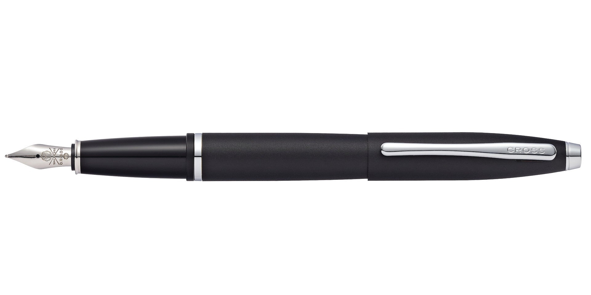 CROSS Calais Matte Black Medium Nib Fountain Pen | AT0116-14MS