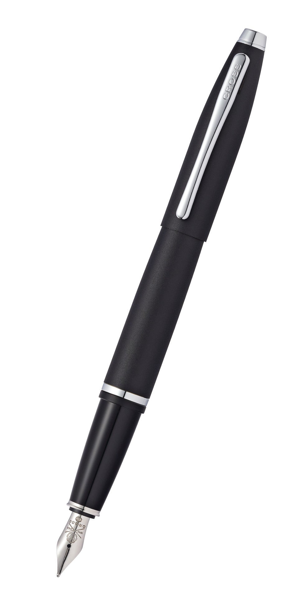 CROSS Calais Matte Black Medium Nib Fountain Pen | AT0116-14MS
