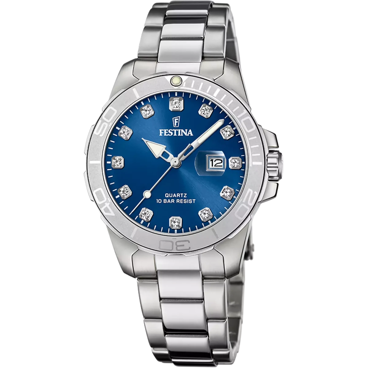 Festina Boyfriend Collection Blue Dial 316LStainless Steel Men’s Watch | F20503/6 | TIME Watches