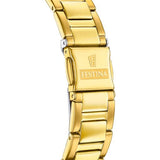 Festina Boyfriend Collection Gold Mother Of Pearl Dial Woman's Watch | F20609/1 | Time Watch Specialists