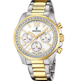 Festina Boyfriend Collection Two-Tone Woman's Watch | F20607/1 | Time Watch Specialists