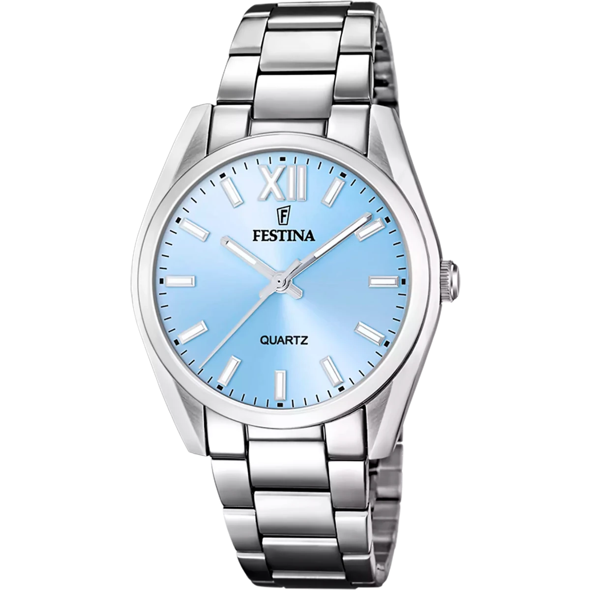 Festina Boyfriend Light Blue Dial Stainless Steel Women’s Watch | F20622/3 | TIME Watches