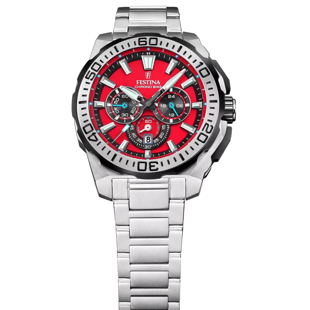 Festina Chrono Bike Black Dial 316L Stainless Steel Men’s Watch | F20724/5 | TIME Watches