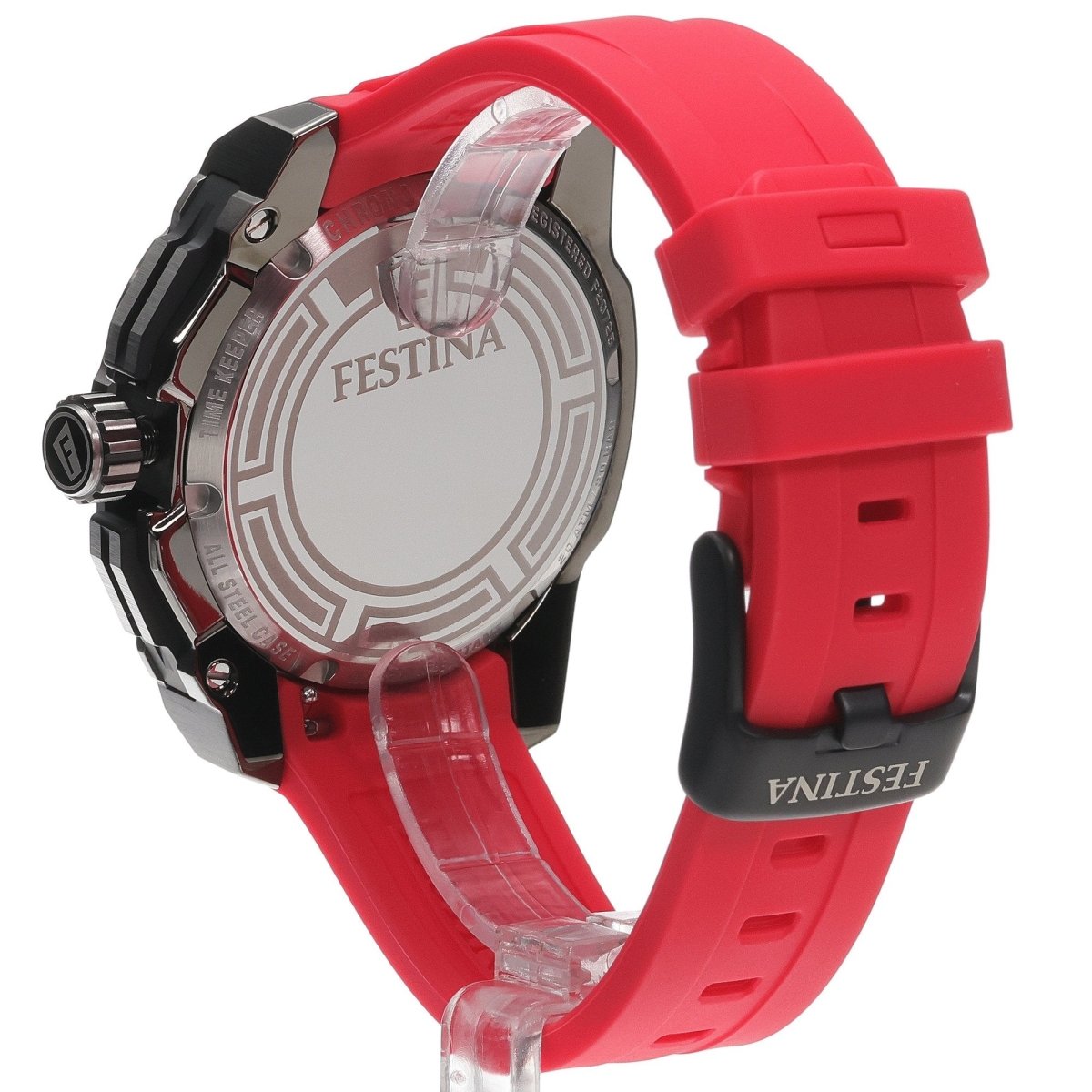 Festina Chrono Bike Black Dial Red Rubber Men’s Watch | F20725/5 | TIME Watches