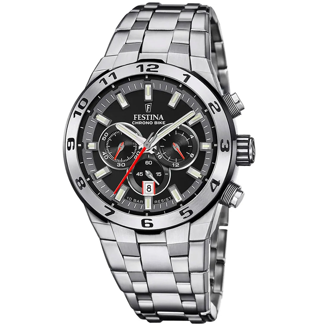 Festina Chronograph Bike Stainless Steel Men's Watch | F20670/6 | Time Watch Specialists