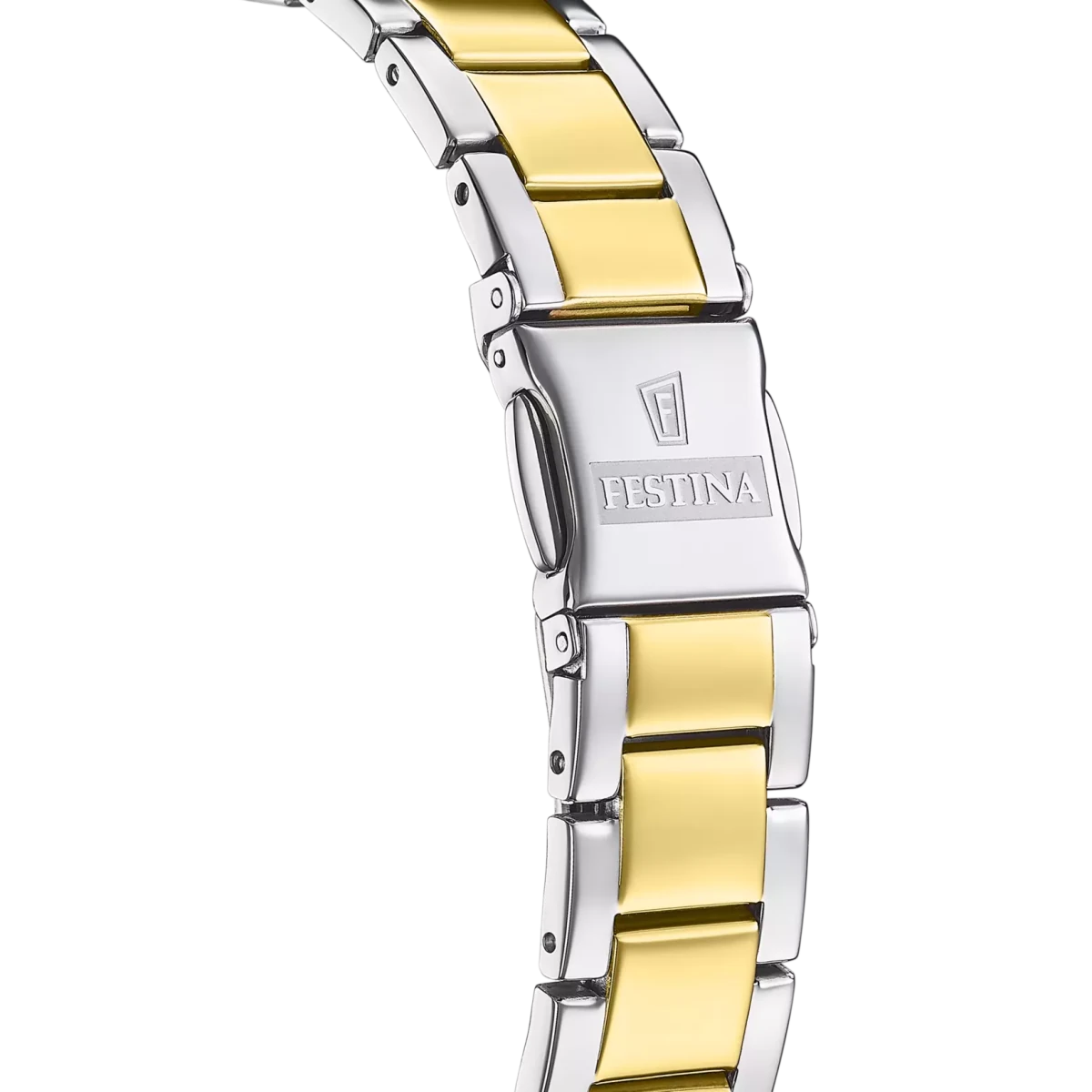 Festina Mademoiselle Gold Dial Two Tone Gold PVD Stainless Steel Men’s 34mm Watch | F20618/1 | TIME Watches