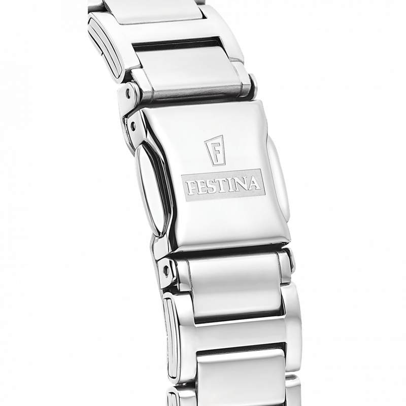 Festina Mademoiselle Silver Dial Stainless Steel Men’s Watch | F16936/A | TIME Watches