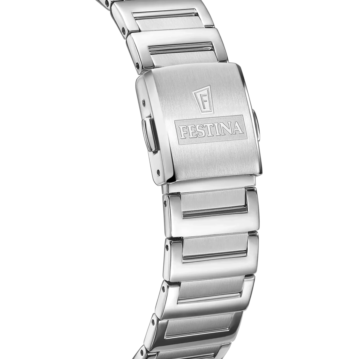 Festina On The Square Silver Dial Stainless Steel Men’s 33mm Watch | F20679/1 | TIME Watches