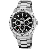 Festina Stainless Steel Black Dial Men's Watch | F20623/4 | Time Watch Specialists