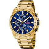 Festina Stainless Steel Gold Chrono Sport Men's Watch | F20541/2 | Time Watch Specialists