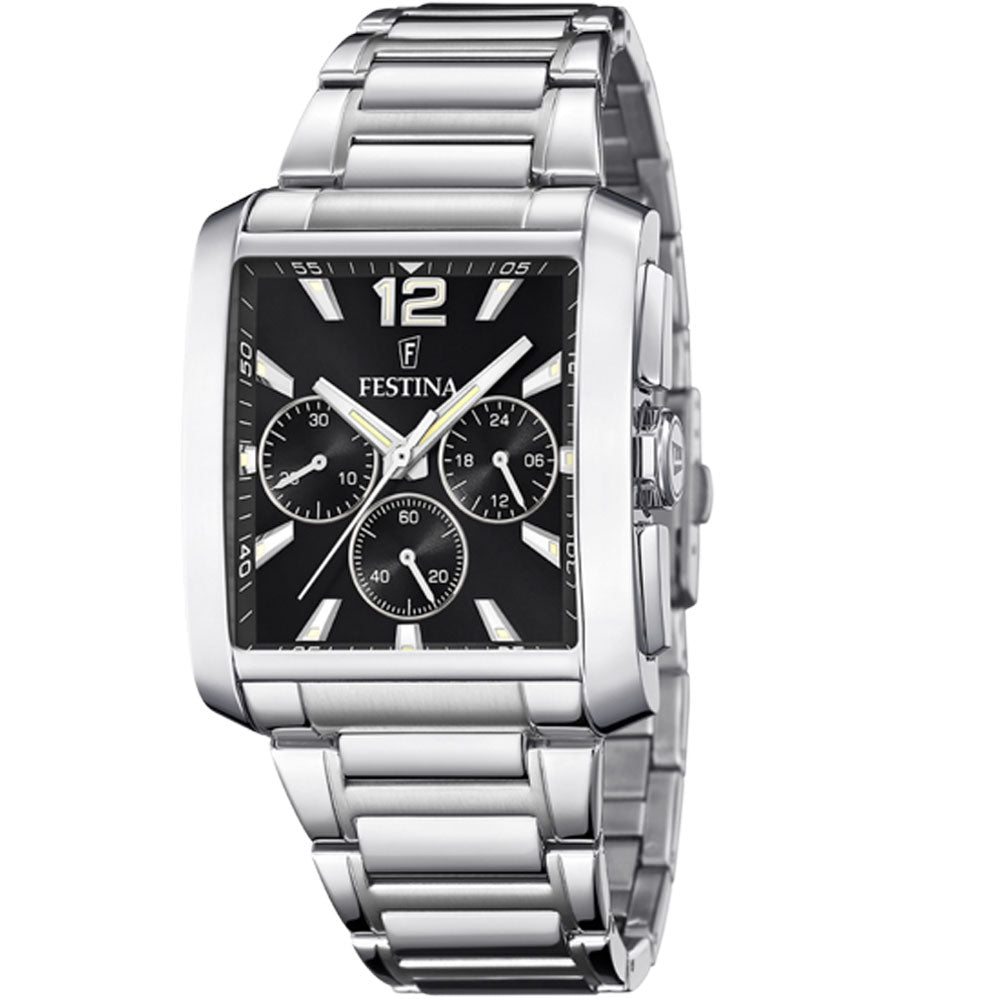 Festina Timeless Chronograph Stainless Steel Men's Watch | F20635/4 | Time Watch Specialists