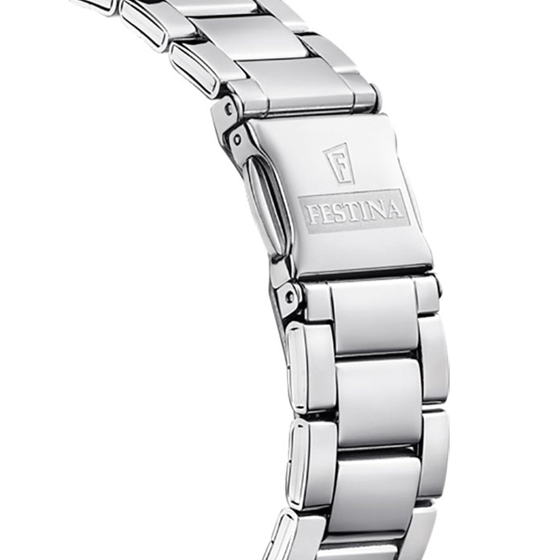 Festina Boyfriend Quartz Grey Silver Stainless Steel Women's Watch | F16790/A