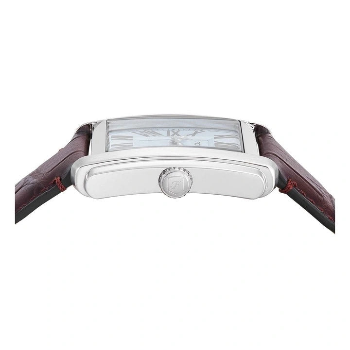 Fossil Carraway Three-Hand Brown Leather Watch | FS6110