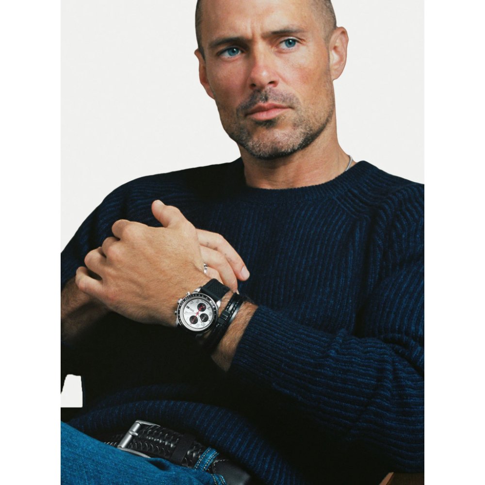 Fossil Black Silicone Men's Watch | FS6087 | Time Watch Specialists