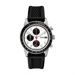 Fossil Black Silicone Men's Watch | FS6087 | Time Watch Specialists