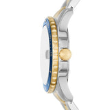 Fossil Blue Dive Three - Hand Date Stainless Steel Men's Watch | FS6034 | Time Watch Specialists