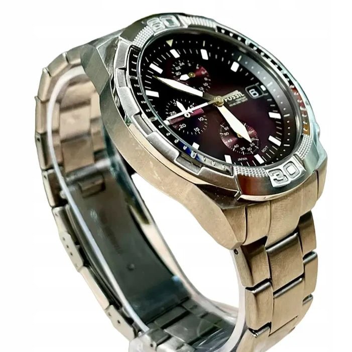 Fossil Bronson Chronograph Stainless Steel Men's Watch | FS5878 | TIME Watches