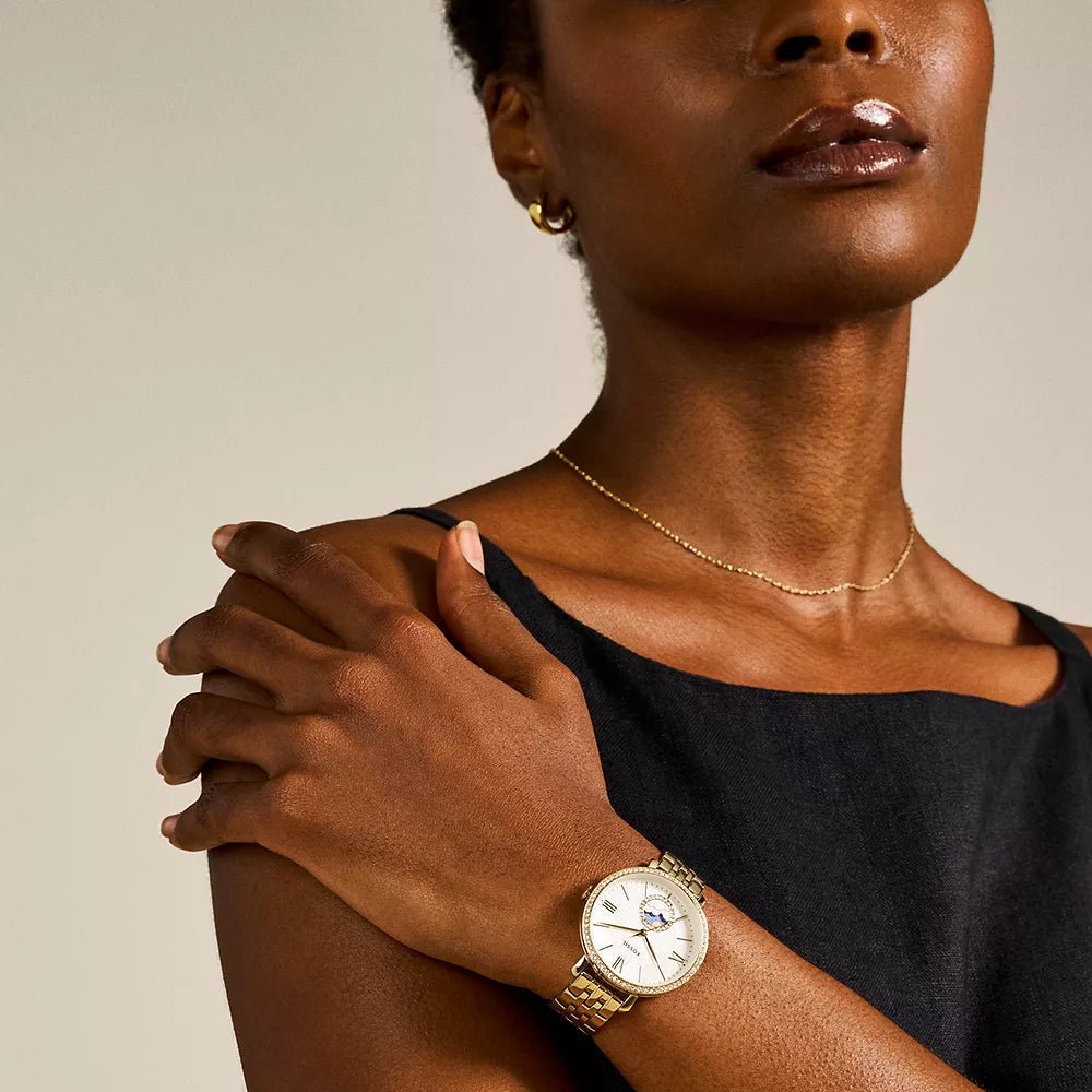 Fossil Carlie Mini Stainless Steel White Dial Women's Watch | ES5167 | TIME Watches