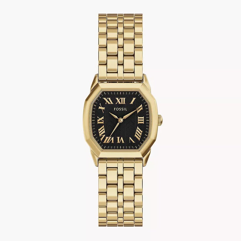 Fossil Carlie Mini Stainless Steel White Dial Women's Watch | ES5433 | TIME Watches