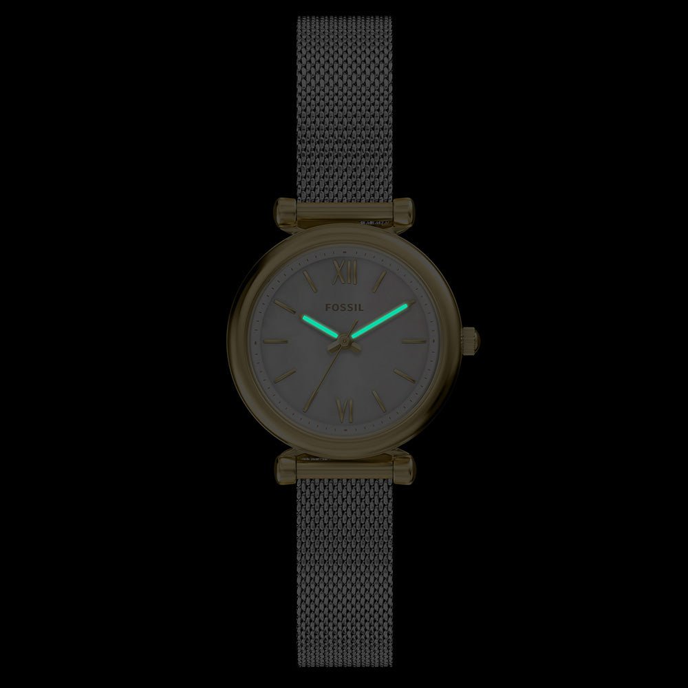 Fossil Carlie Mother Of Pearl Dial and Steel Bracelet 28mm Women's Watch | ES5463 | TIME Watches