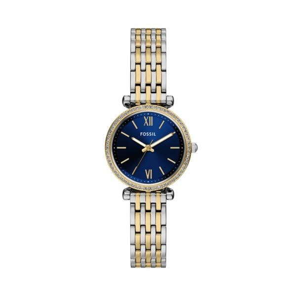 Fossil Carlie Two - Tone Stainless Steel Women's Watch | ES5438 | TIME Watches