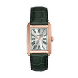Fossil Carraway Three - Hand, Rose Gold - Tone Stainless Steel Men's Watch | FS6077 | Time Watch Specialists