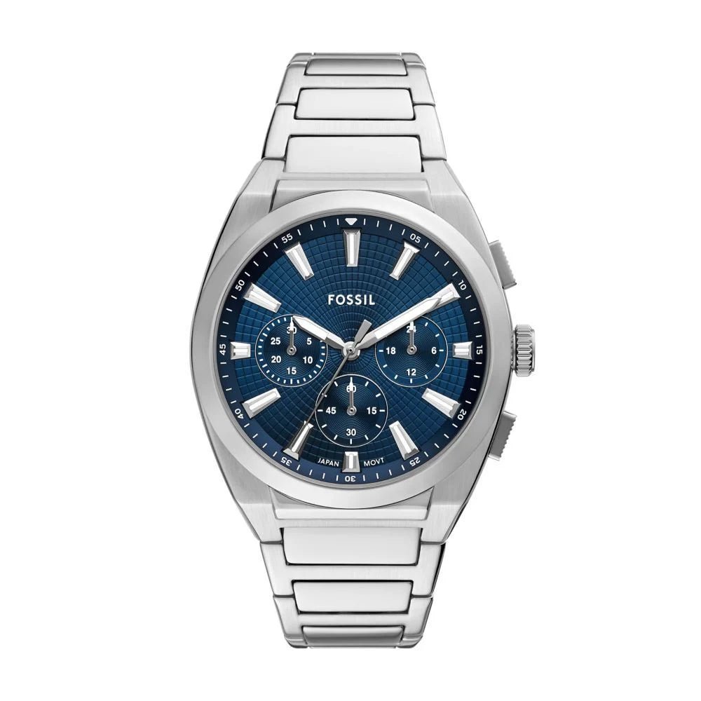 Fossil Everett Chronograph Stainless Steel Men’s Watch | FS6104 | Time Watch Specialists