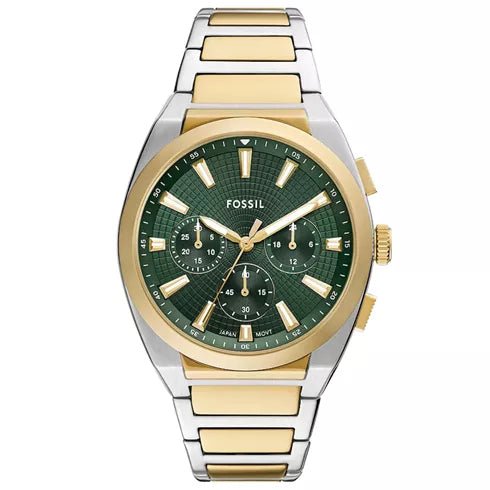Fossil Everett Chronograph Two - Tone Stainless Steel Men's Watch | FS6106 | TIME Watches