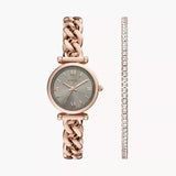 Fossil Gold - Tone Women's Watch & Bracelet Set | ES5378SET | Time Watch Specialists