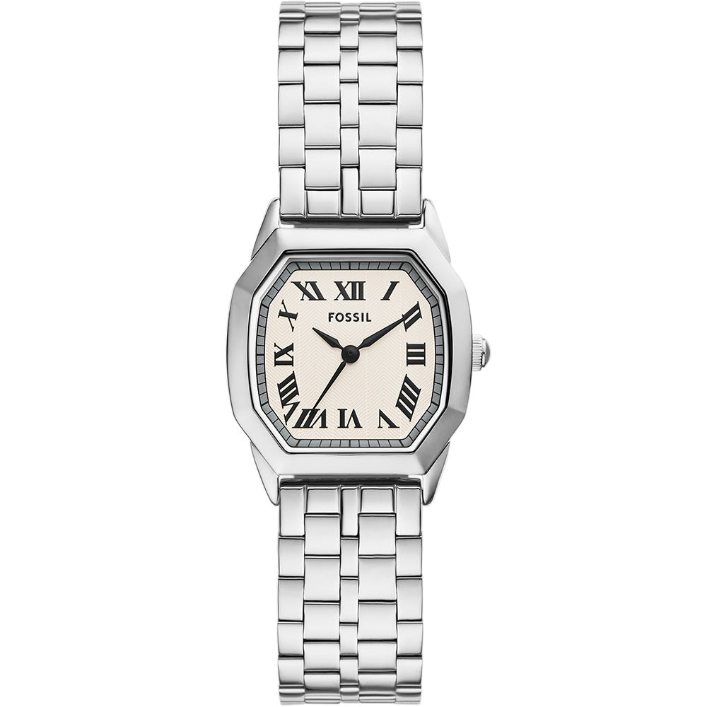 Fossil Harlow Cream Dial and Steel Bracelet 27mm Women's Watch | ES5363 | TIME Watches